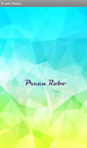 Android application PreenRobo screenshort