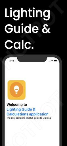 Android application Lighting Calcs and guide pro screenshort
