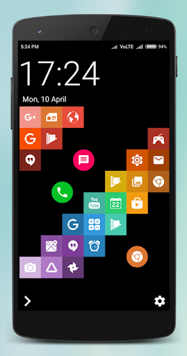 Box Square Launcher 2020 - Theme