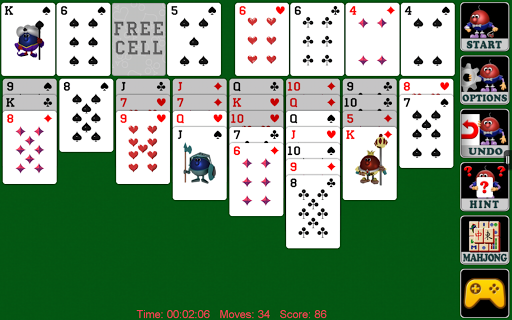 Android application Freecell Solitaire screenshort