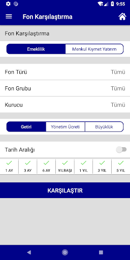 Takasbank TEFAS Screen 2