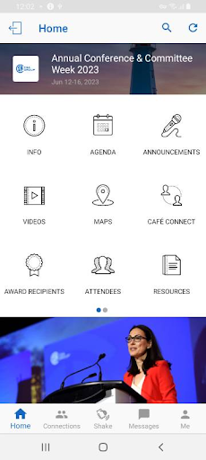 Android application CSA Group Events screenshort