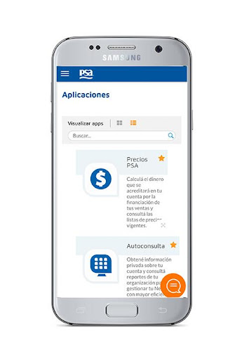 Android application Mi PSA screenshort