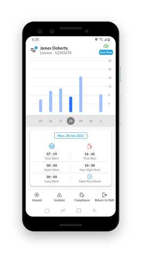 Android application Hubfleet screenshort