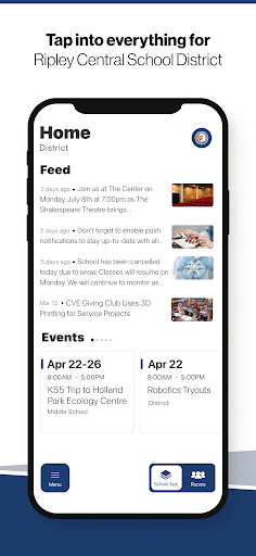Android application Ripley Central School District screenshort