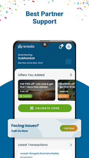 Remedio - for Rewards Program Screen 3