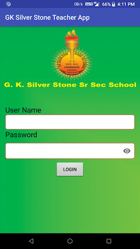 Android application GK SILVER STONE TEACHER APP screenshort