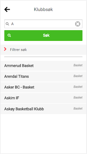 Min Basket Screen 2