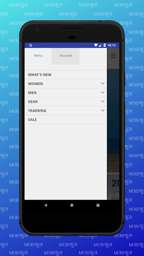 Screenshot of Magento 2 Hybrid Mobile App