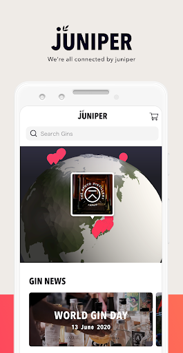 Android application JUNIPER - App for Gin Lovers screenshort