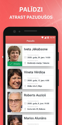 Android application Bezvests screenshort