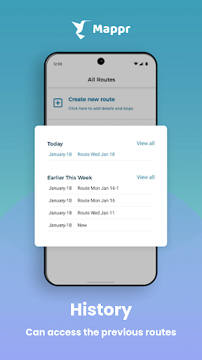 Mappr Route Planner Screen 2