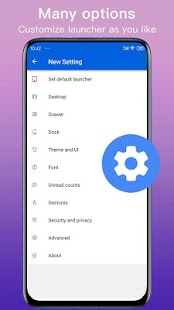 New Launcher 2021 themes, icon packs, wallpapers Screenshot