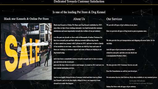 BlackStar Kennels- Adopt a pet Screen 2