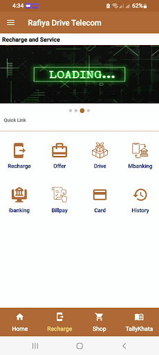 Rafiya Drive Telecom Screen 2