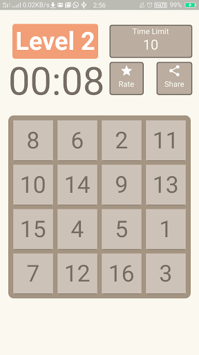 Android application Reflex Game screenshort
