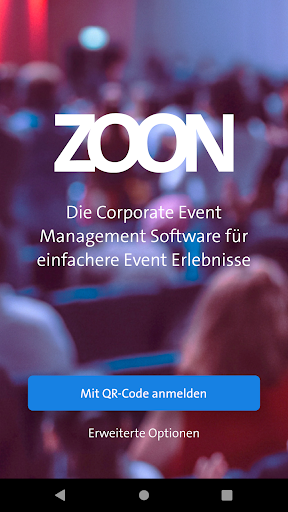 Android application Zoon Check-in screenshort