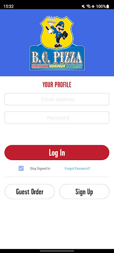 Screenshot of B.C. Pizza – Order Now!