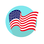 Cover Image of Download American Flag Stickers  APK