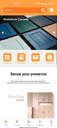 Android application ES Metal screenshort