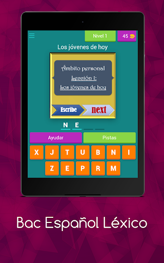Bac Español Léxico