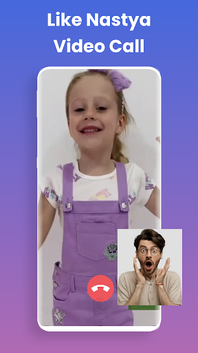 Like Nastya Fake Video Call Screen 2