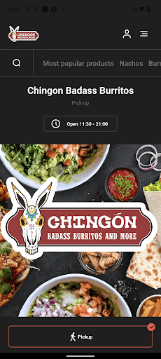 Android application Chingon Badass Burritos screenshort