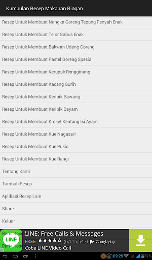 Kumpulan Resep Makanan Ringan Screen 2