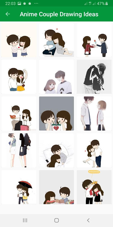 Cute Anime Couple Drawing Idea by Halfway Home Company - (Android Apps) —  AppAgg