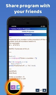 Python Pattern Programs Screenshot