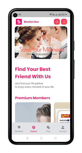 Android application Bheservice screenshort