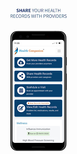 Health Companion Screen 2