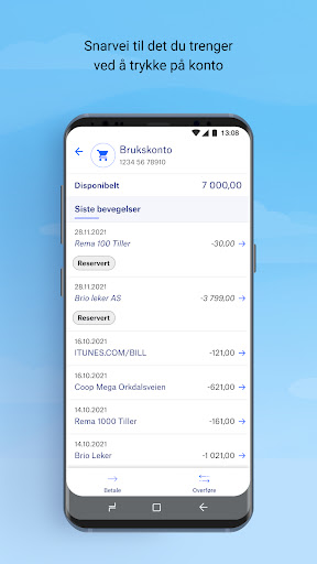 Himla mobilbank Screen 2