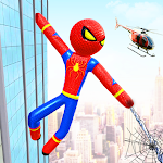 Cover Image of Download Flying stickman superhero fight 1.1 APK