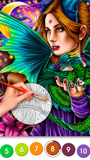 Color By Number Secrets - Coloring book & Stories 1.3.13 Screenshots 2