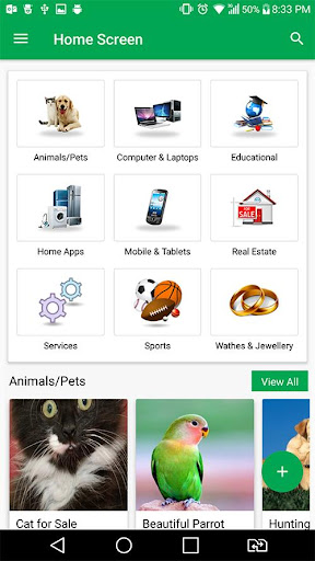 Android application AdForest - Classified screenshort