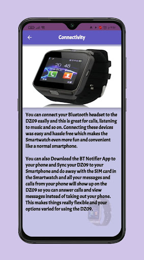 dz09 smartwatch guide 5