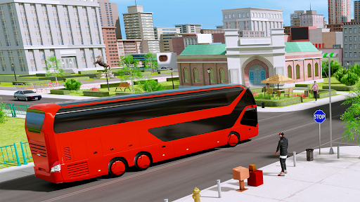 Coach driving Bus games 3D Screen 2