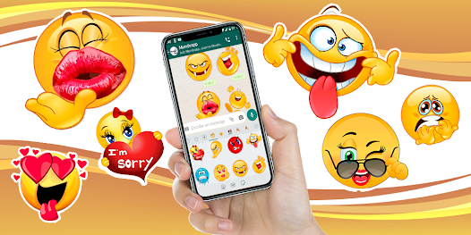 Screenshot 10 wasticker con movimiento emoji android