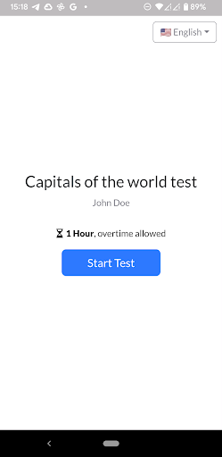 Quilgo - Online Assessments Screen 2