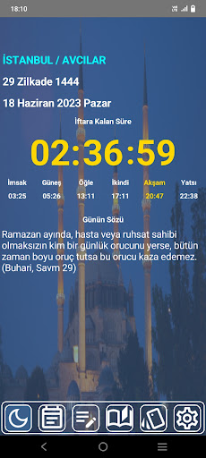 İmsakiye - Namaz Vakitleri Screen 2