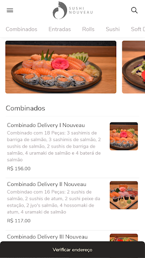 Android application Sushi Nouveau screenshort