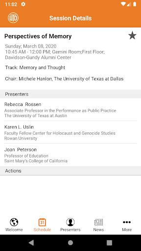 UTDallas ASC Conference Screen 3