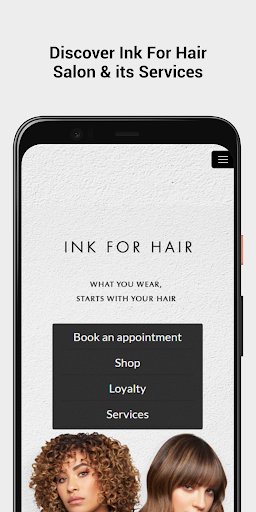 Android application Ink For Hair screenshort