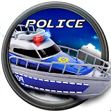 Emergency Police Boat Chase 3D 2017 icon