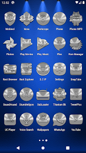 Silver and Chrome Icon Pack Premium Mod 5
