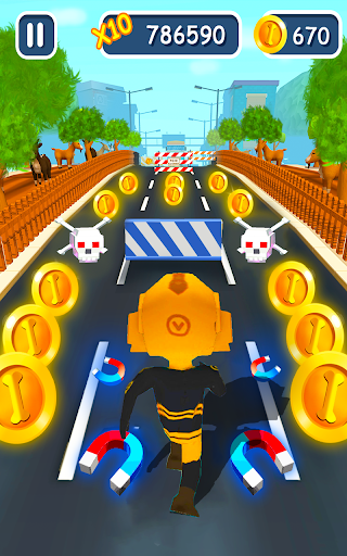 Vir The Robot Boy Subway Rush Screen 2