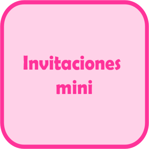 Invitaciones Mini logo
