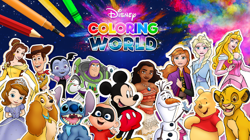 Disney Coloring World 5.6.0 screenshots 1