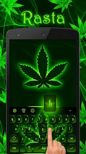 Weed Rasta Keyboard Theme For PC installation